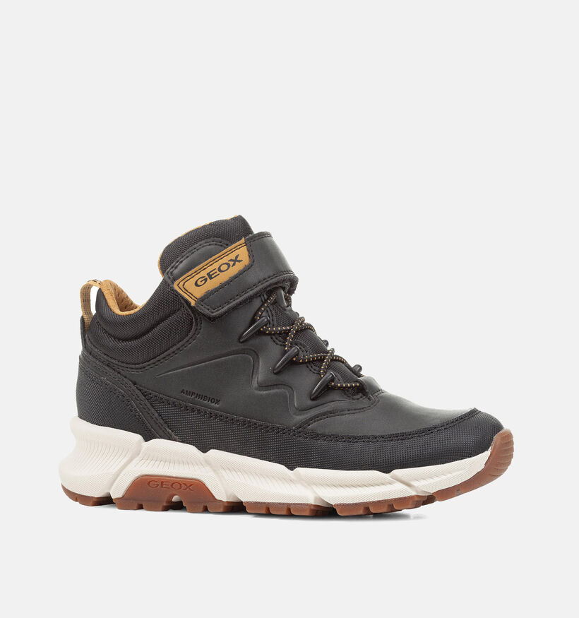 Geox Flexyper Zwarte Hoge schoenen voor jongens (345920) - geschikt voor steunzolen