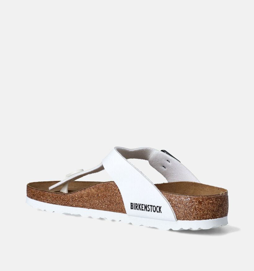 Birkenstock Gizeh Nu-pieds en Blanc pour femmes (350907)