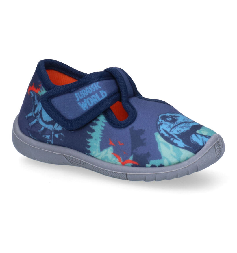 Jurassic World Pantoufles fermées en Bleu pour garçons (304641)