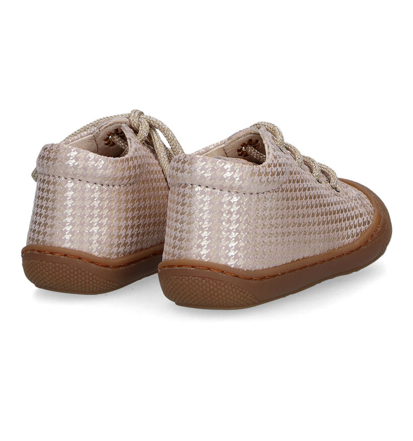 Naturino Cocoon Gouden Babyschoenen voor meisjes (331842) - geschikt voor steunzolen