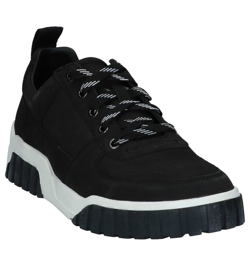 Zwarte Lage Sneakers Diesel in leer (225655)