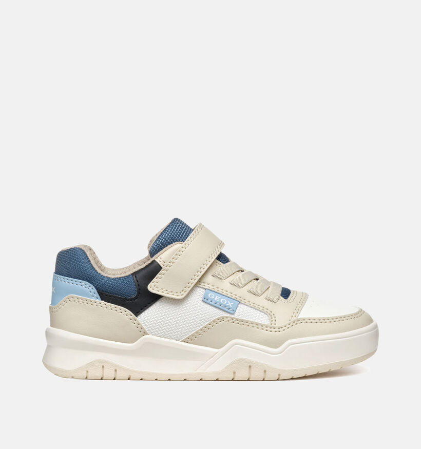 Geox Perth Chaussures à scratch en Beige pour garçons (351657) - pour semelles orthopédiques