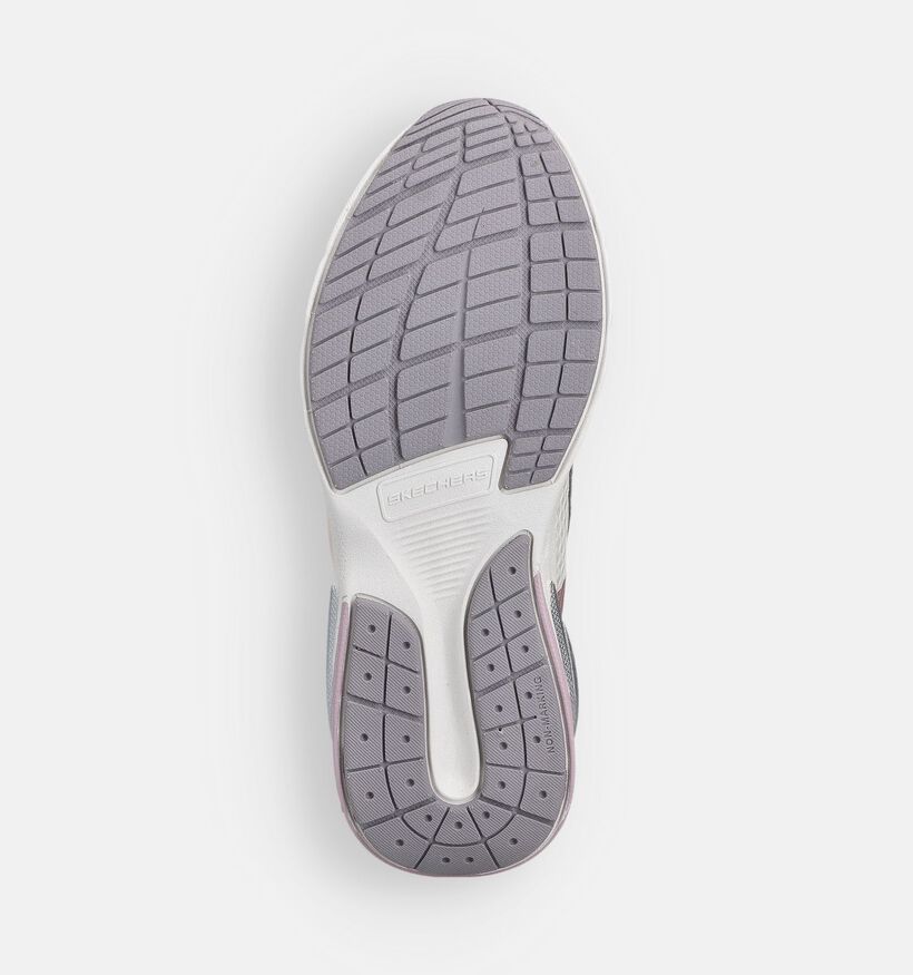 Skechers S2K Witte/Zilveren Sneakers voor meisjes (367515) - geschikt voor steunzolen