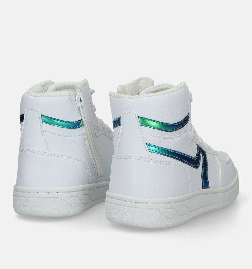 CEMI Witte Hoge sneakers voor jongens, meisjes (330919)