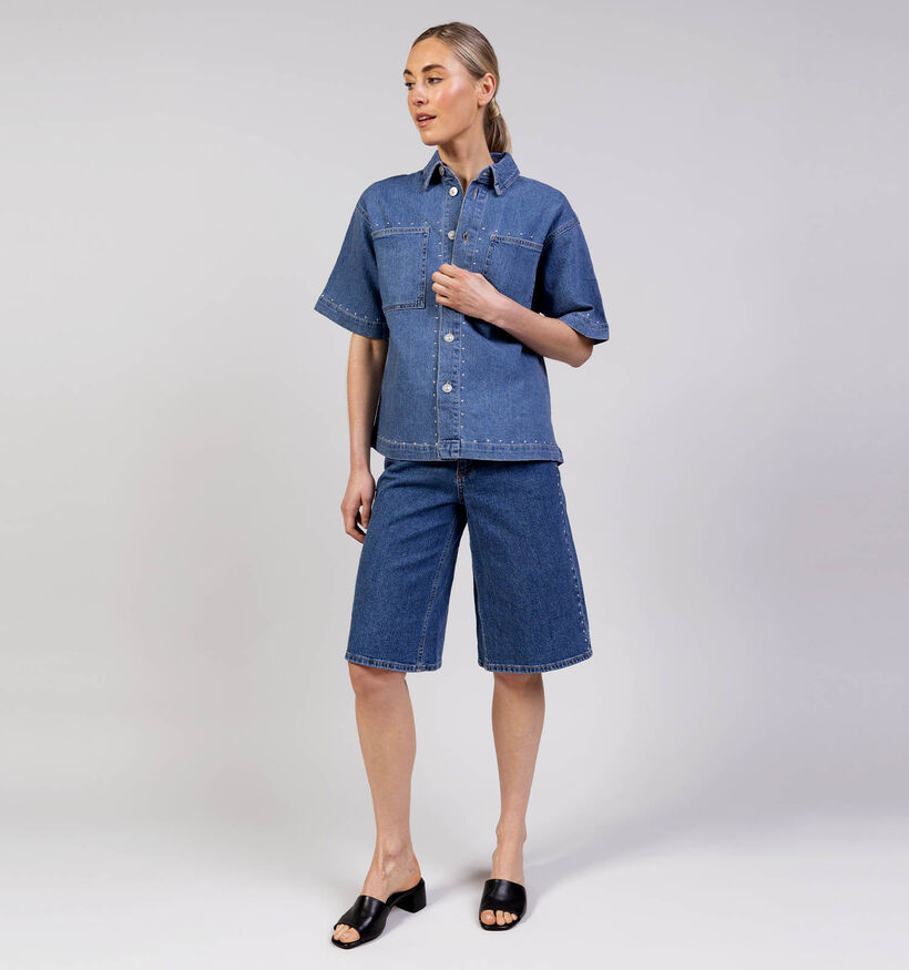Pieces Karla Chemise en Bleu pour femmes (374198)
