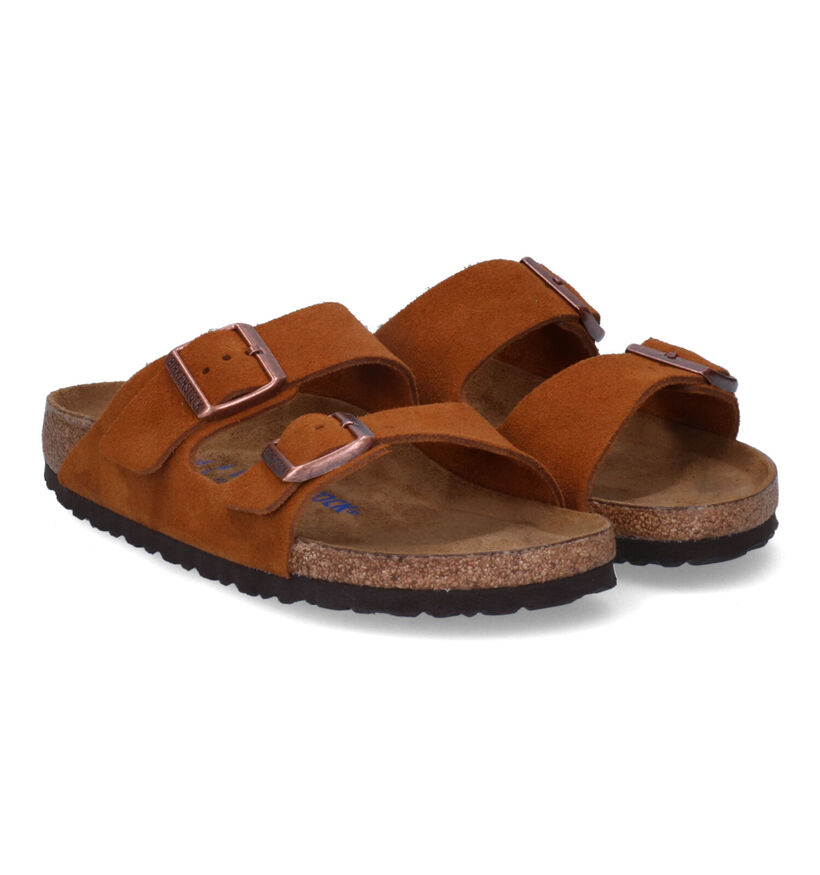 Birkenstock Arizona Bruine Slippers voor dames (330659)