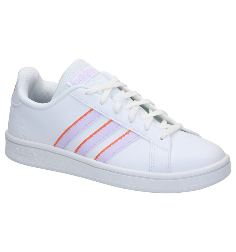 adidas Grand Court Base Baskets en Blanc pour femmes (341438)