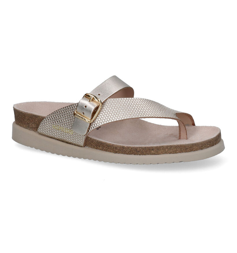 Mephisto Helen Mix Gouden Slippers in leer (306885)