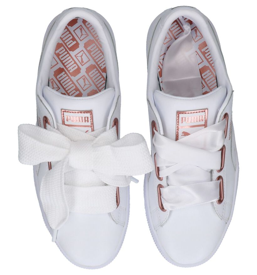 Puma Baskets basses en Blanc en cuir (221666)