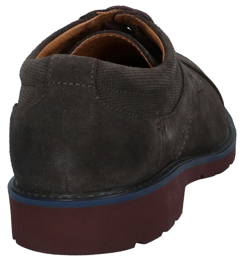Geox Chaussures habillées en Brun foncé en daim (223758)
