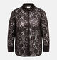 ONLY Carmakoma Zion Donkerbruine Blouse met Lange Mouwen voor dames (381917)