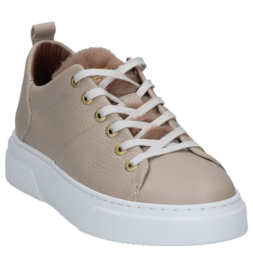 Scapa Beige Veterschoenen in leer (297901)