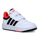 adidas Hoops 3.0 Witte Sneakers in kunstleer (301164)