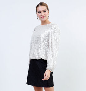 comma Gouden Glitter Blouse voor dames (334763)