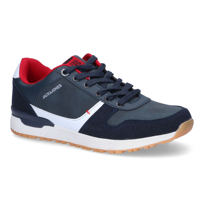 Jack & Jones Gower Blauwe Sneakers in kunstleer (305178)