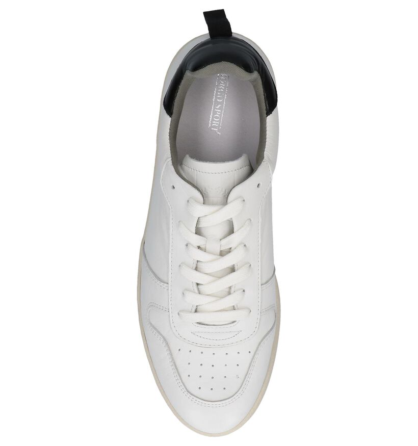 Borgo Sport Chaussures à lacets en Blanc en cuir (238994)