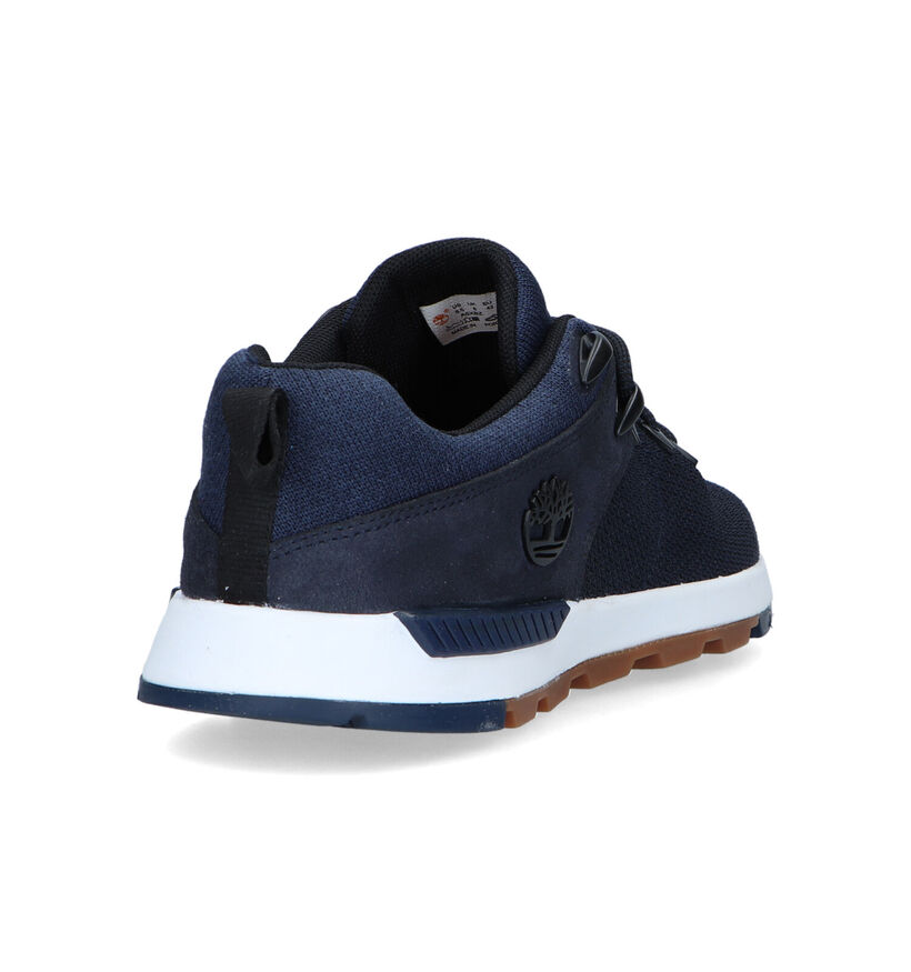 Timberland Sprint Trekker Blauwe Veterschoenen in stof (320291)
