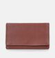 Euro-Leather Cognac Overslagportemonnee voor dames (353519)