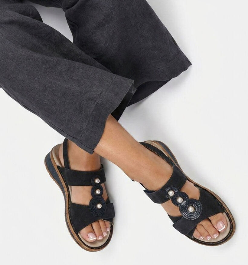 Ara Hawaii 2.0 Sandales en Bleu fonc&eacute; pour femmes (370835)