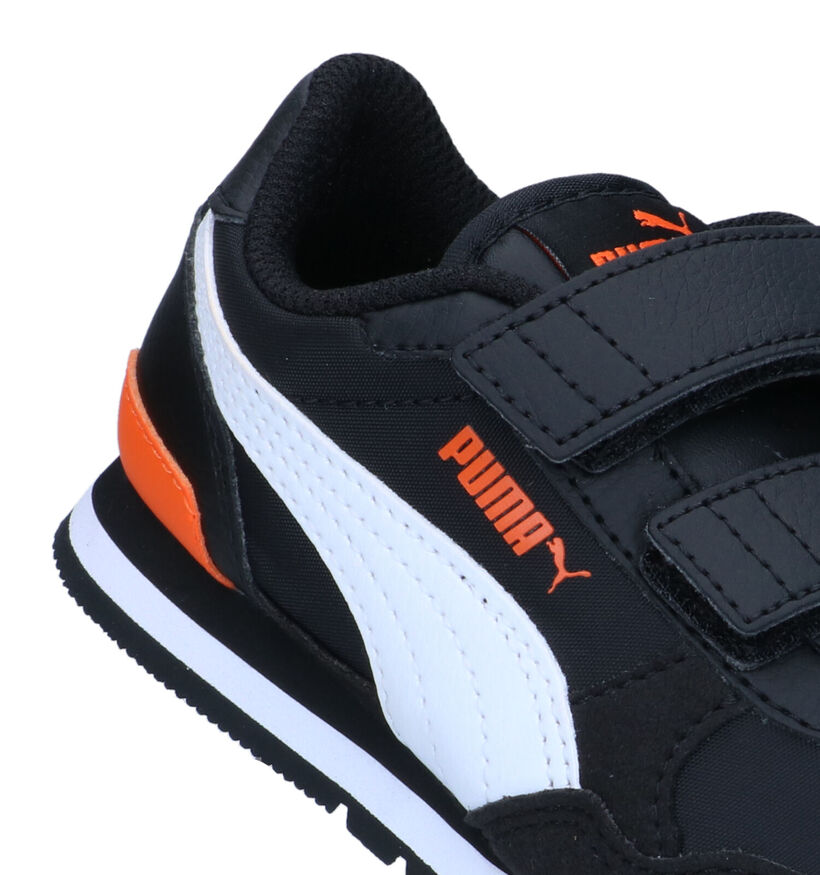 Puma St Runner Zwarte Sneakers (318755)