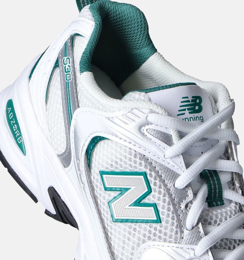 New Balance MR 530 Baskets en Blanc pour femmes (349702) - pour semelles orthopédiques