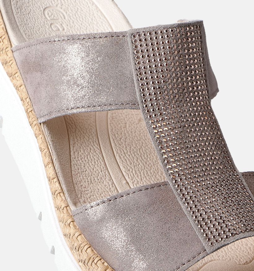 Gabor Gouden Slippers Met Sleehak voor dames (355766)