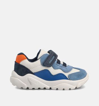 Geox Baskets Beige/Bleu