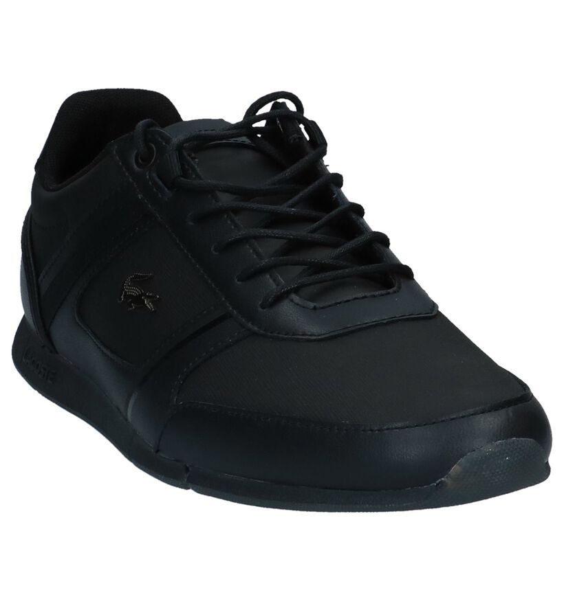 Lacoste Chaussures basses en Noir en cuir (222671)