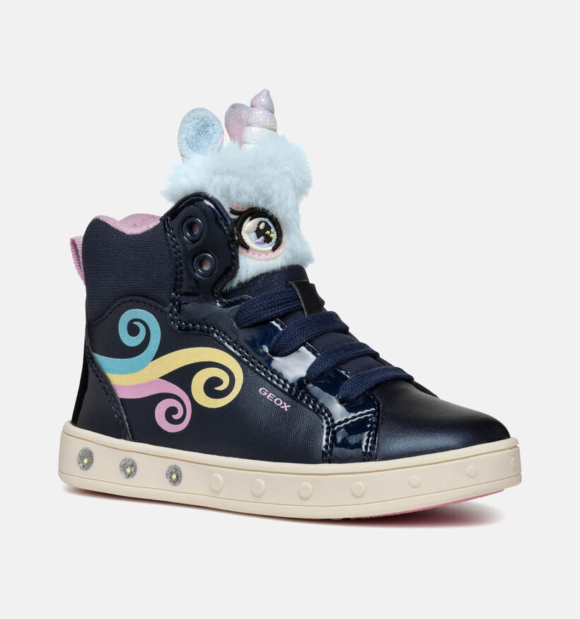 Geox Skylin Chaussures hautes en Bleu pour filles (344537) - pour semelles orthopédiques