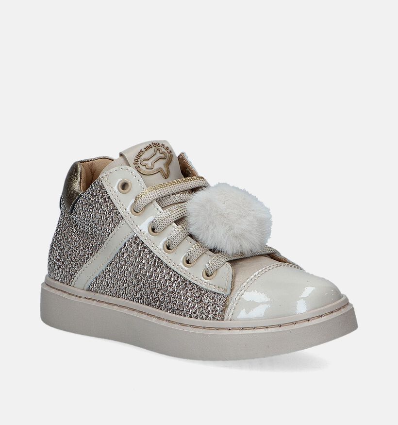 STONES and BONES Flory Ecru Bottines voor meisjes (349159) - geschikt voor steunzolen