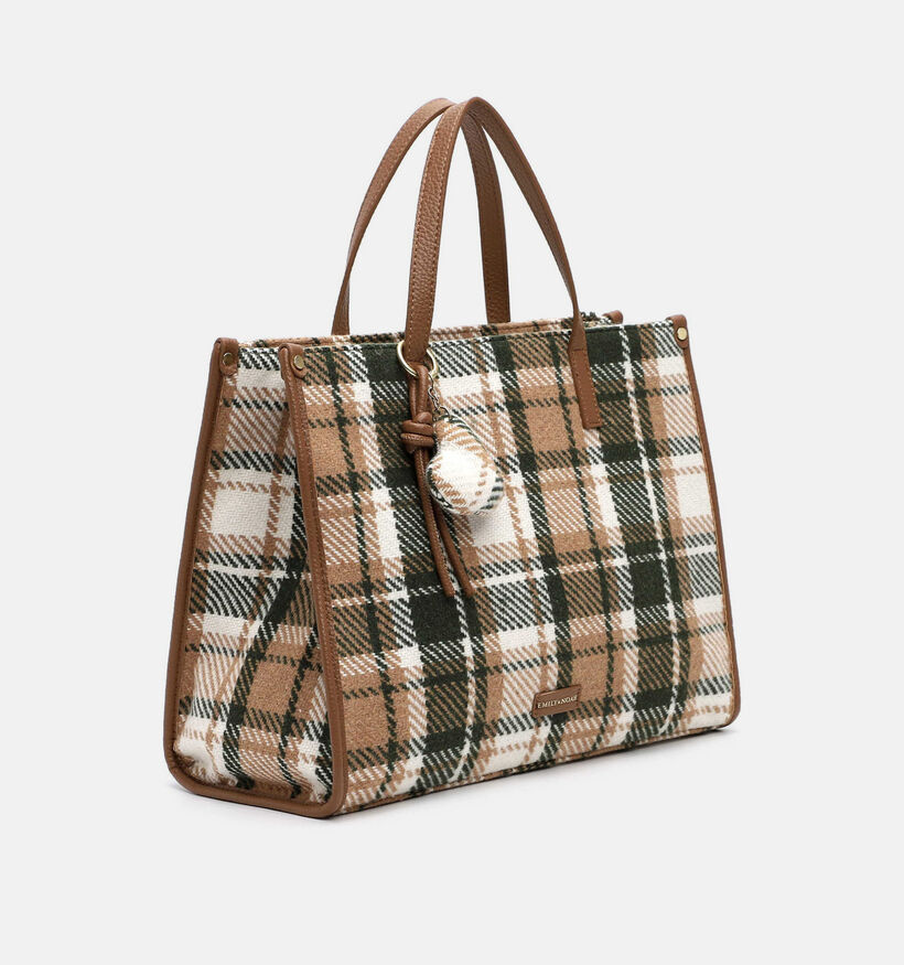 Emily & Noah Levinia Cabas en Marron/Vert pour femmes (378844)