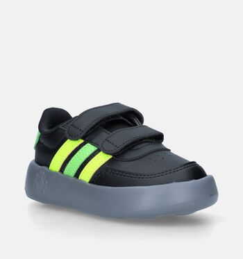 adidas Low Baskets Core Black/Lucid Lemon/Lucid Lime