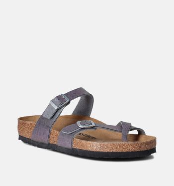 Birkenstock Mayari Nu-pieds Saffiano Iridescent Viola/Saffiano Iridescent Light Rose
