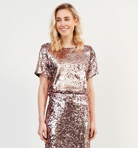 Expresso Gouden Blouse met pailletten voor dames (351064)