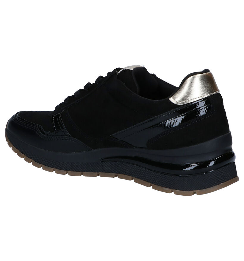 Tamaris Baskets casual en Noir en daim (293913)