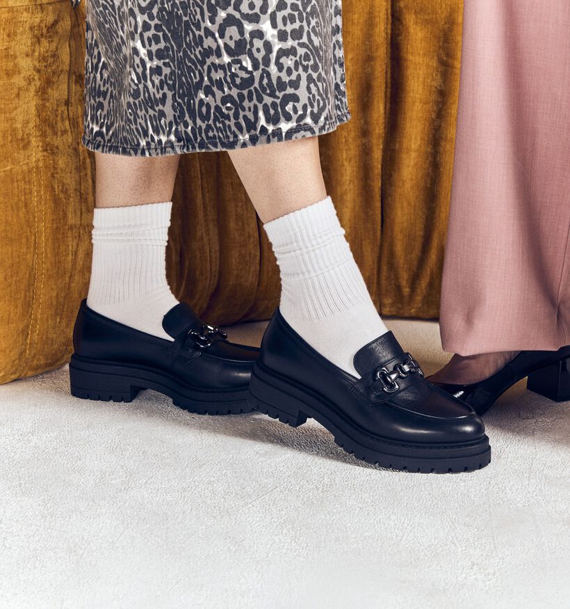 NeroGiardini Zwarte Mocassins Gesp voor dames (361709)