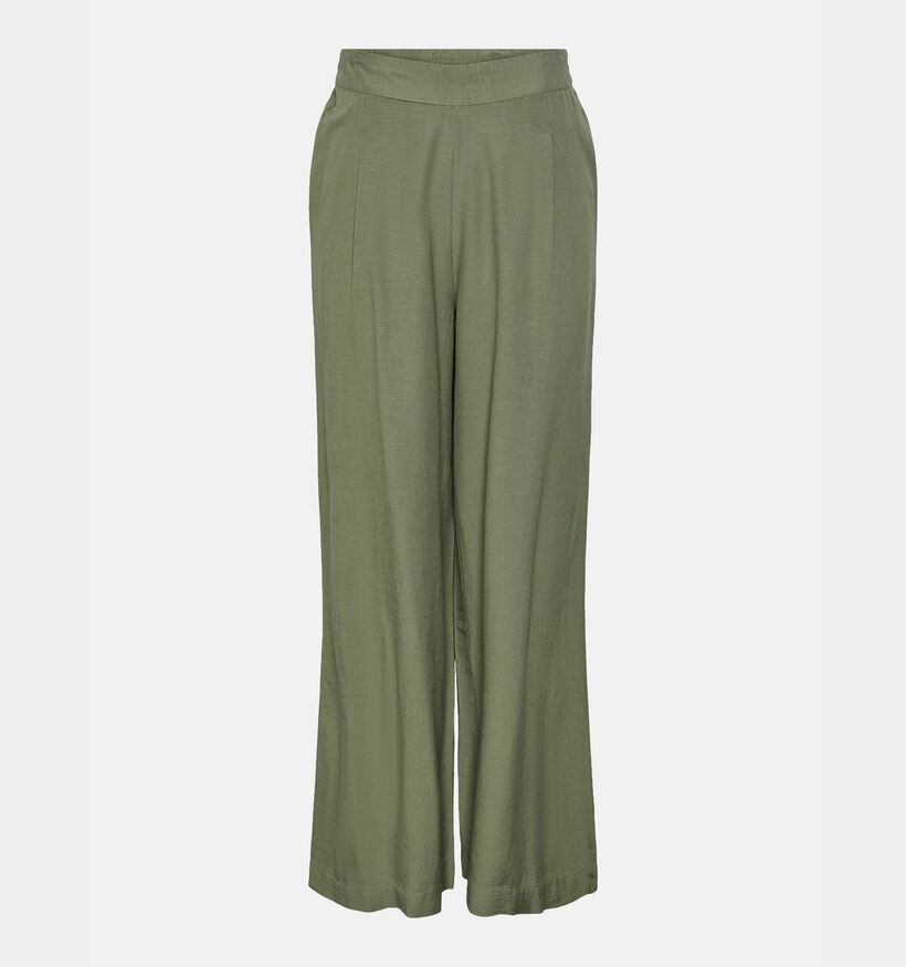 Pieces Minidi Kaki Wijde broek voor dames (337354)