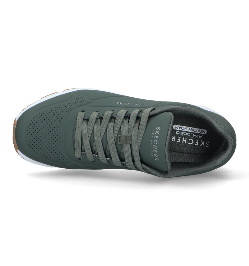Skechers Uno Stand On Air Zwarte Sneakers voor heren (350318) - geschikt voor steunzolen