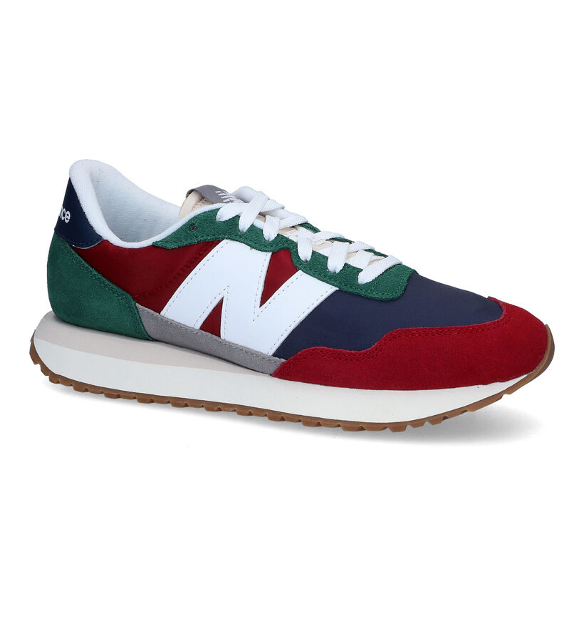 New Balance MS237 Rode Sneakers in daim (301740)