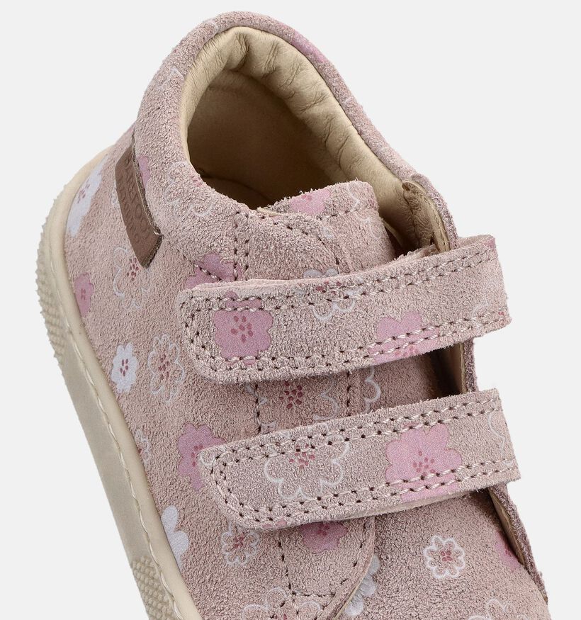 Naturino Barefoot Amur VL Baskets pour b&eacute;b&eacute; en Rose pour filles (371614) - pour semelles orthop&eacute;diques