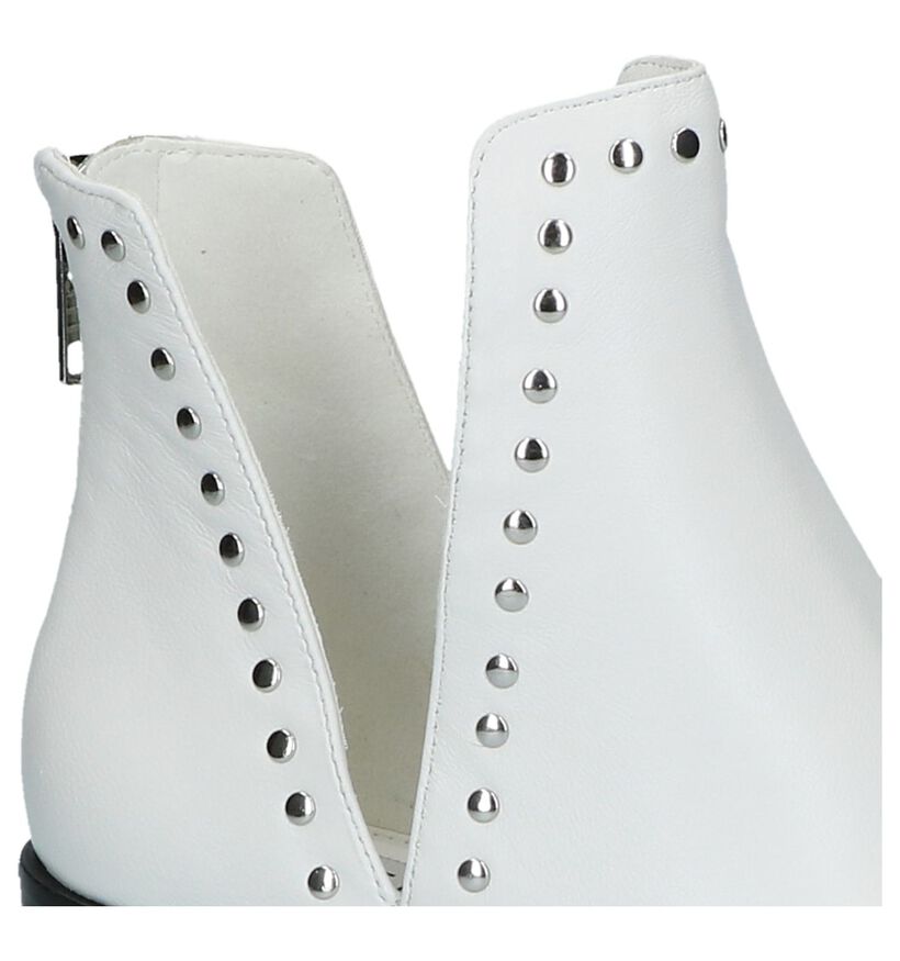 Steve Madden Conspire Witte Boots in leer (225273)