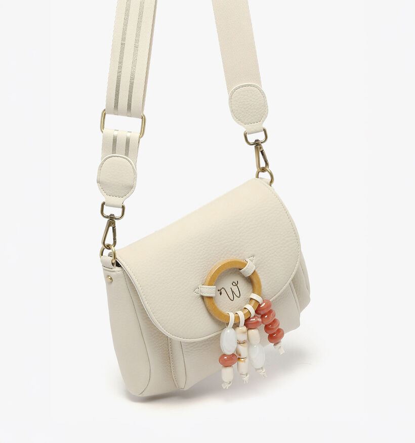 Woomen Camomille Pearl Lichtbeige Crossbodytas voor dames (370813)