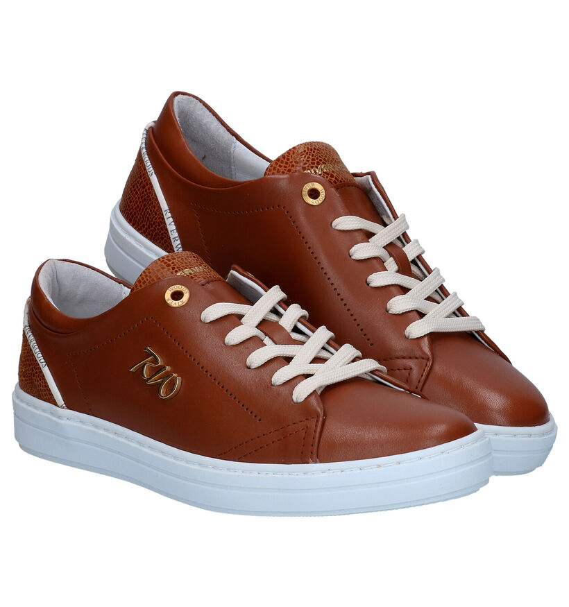 River Woods Cognac Veterschoenen in leer (289058)