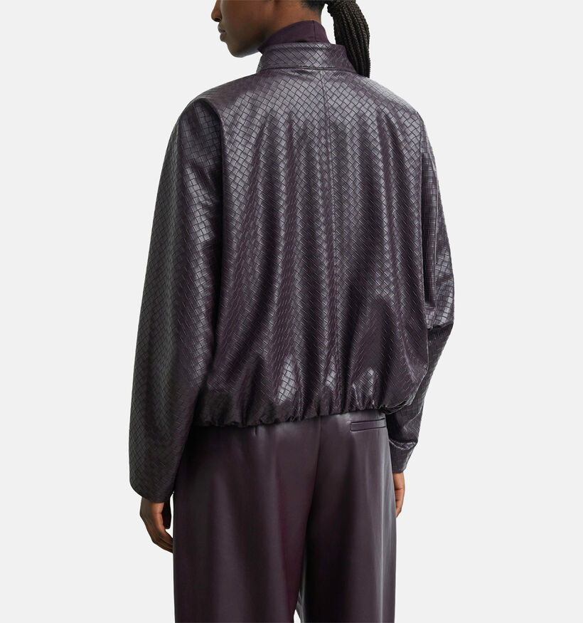 comma Manteau court en Bordeaux pour femmes (381675)
