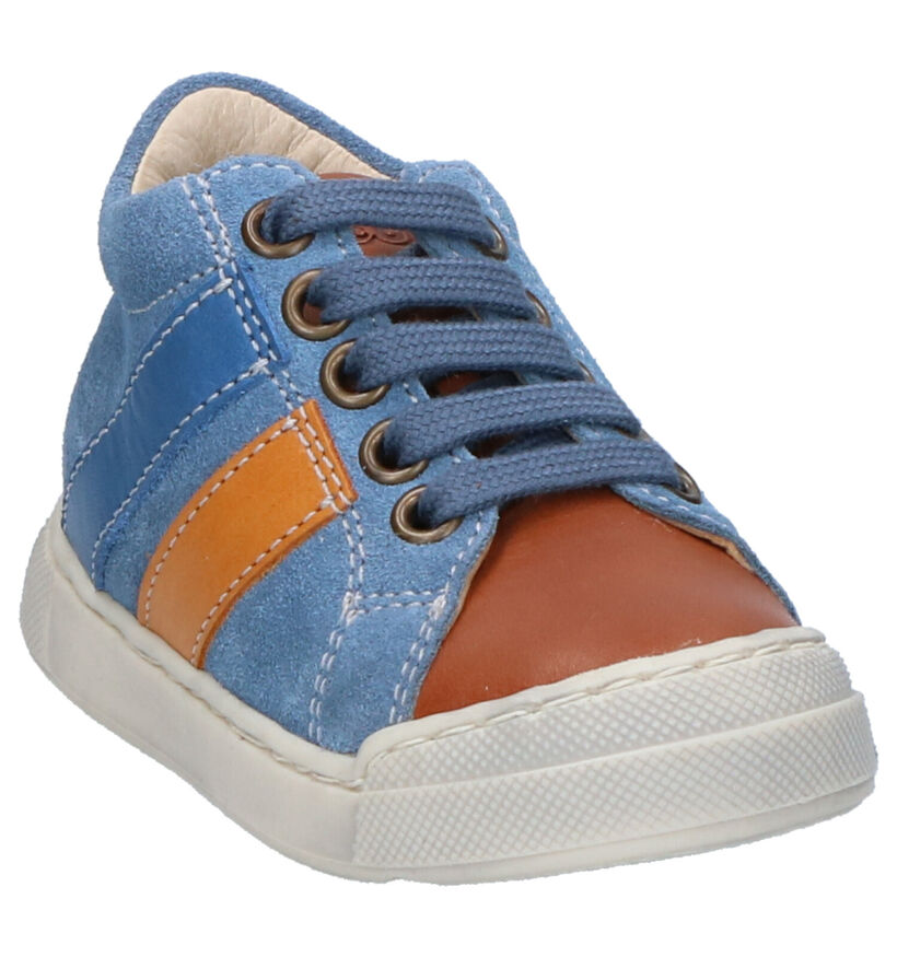 Falcotto Gazer Blauwe Hoge Schoentjes in nubuck (275679)