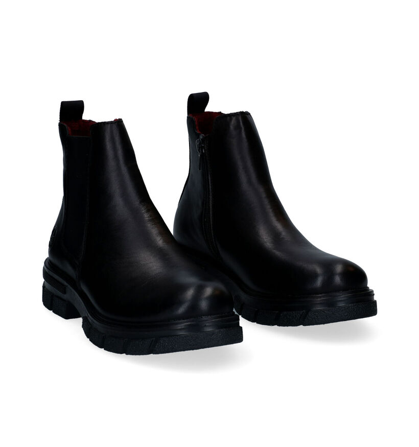 Rieker Bottines chelsea en Noir en cuir (299384)