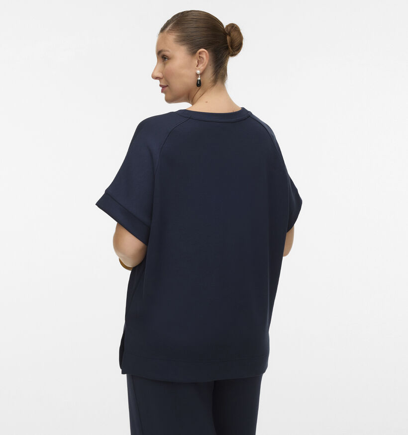 Vero Moda Curve Hali T-shirt en Bleu pour femmes (368932)