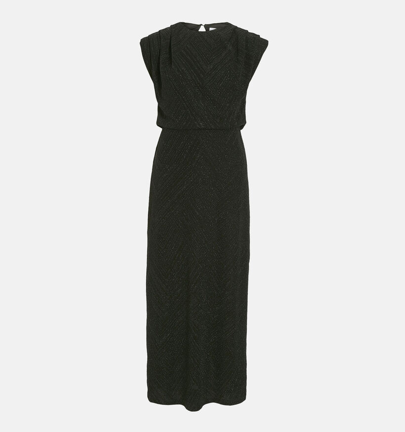 Vila Zoe O-neck Ankle Robe en Noir pour femmes (359240)