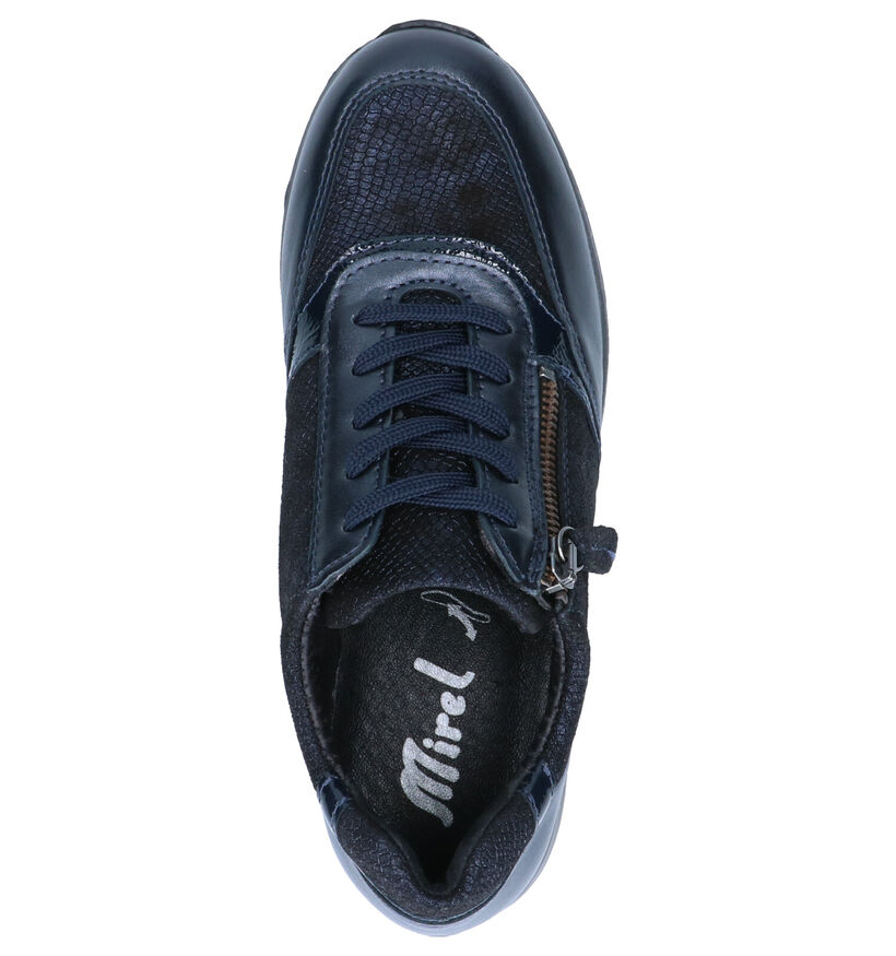Mirel Chaussures &agrave; lacets en Bleu fonc&eacute; en cuir (256435)