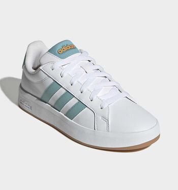adidas Grand Court Low Sneakers ftwr white/mint ton/lucid tangerine/ftwr white/ team royal blue/ better scarlet/ftwr white/ Lucid Ray Blue/ Aurora Onix
